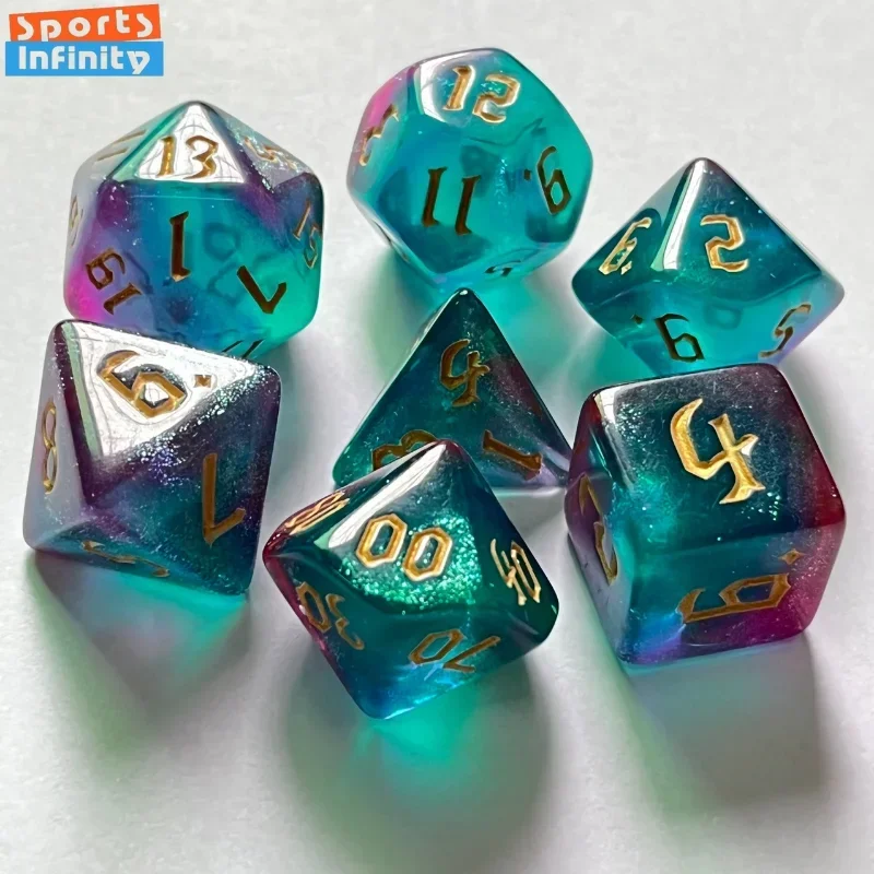 Board Game Font - 7 Uds. De nuevos dados de