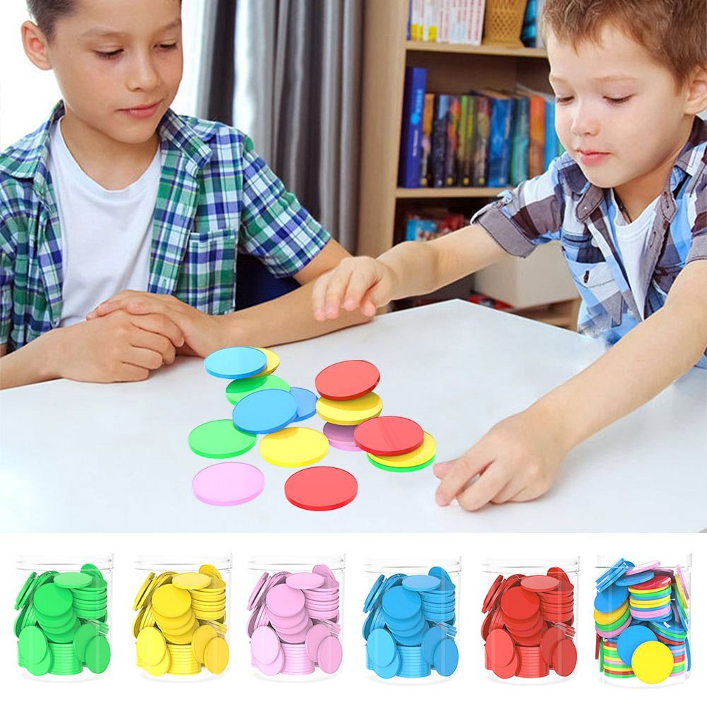 Board Game Operation - 100 fichas de plástico para contar,