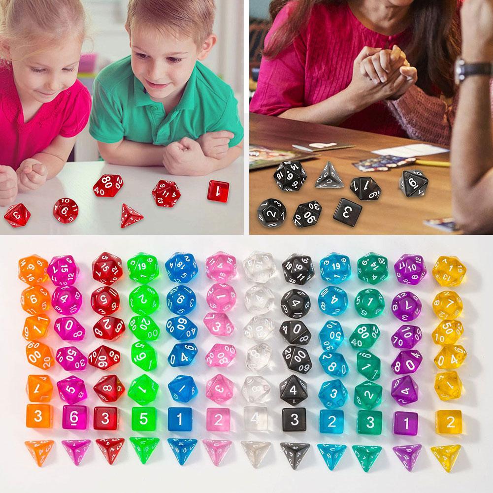 Board Game Font - 7 Uds. De nuevos dados de