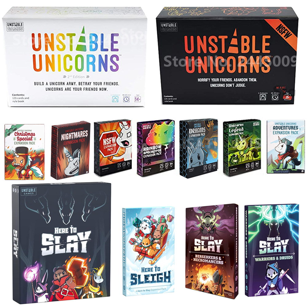 Board Game Exploding Kittens - Juego de cartas de unicornios para