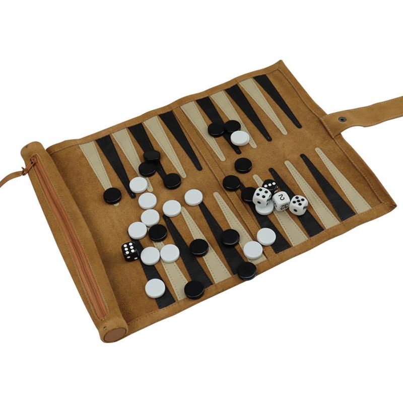 Board Game Operation - Juego de Backgammon portátil, juego de