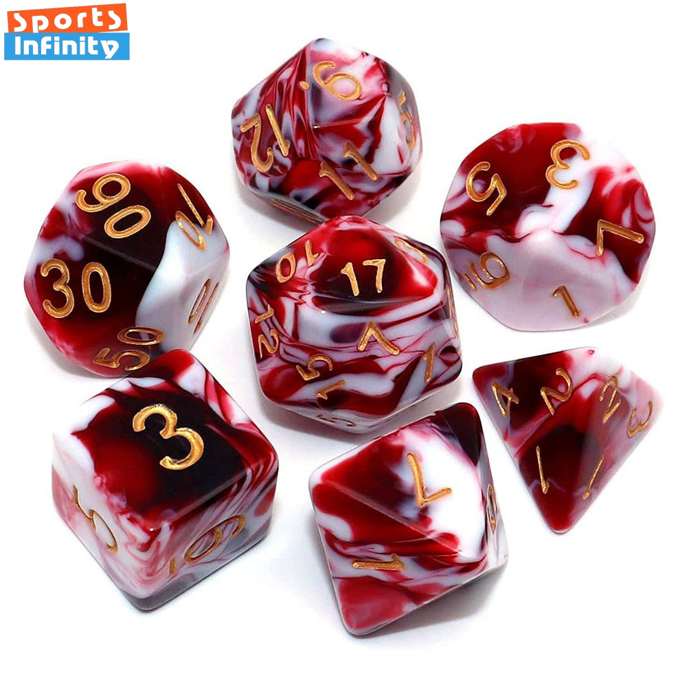 Juego de 7 unidades de dados p - Board Game Font reseña y precio