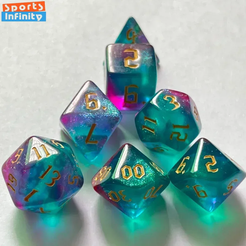 Juego de 7 unidades de dados p - Board Game Font reseña y precio