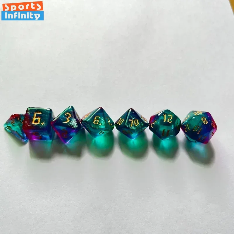 Juego de 7 unidades de dados p - Board Game Font reseña y precio