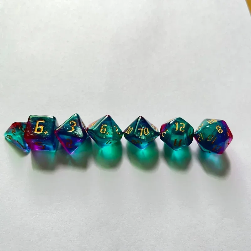 7 Uds. De nuevos dados de colo - Board Game Font reseña y precio