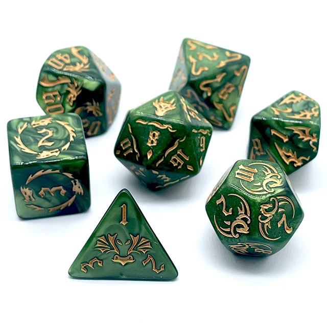 Juego de dados DND de acrílico - Board Game Arena reseña y precio