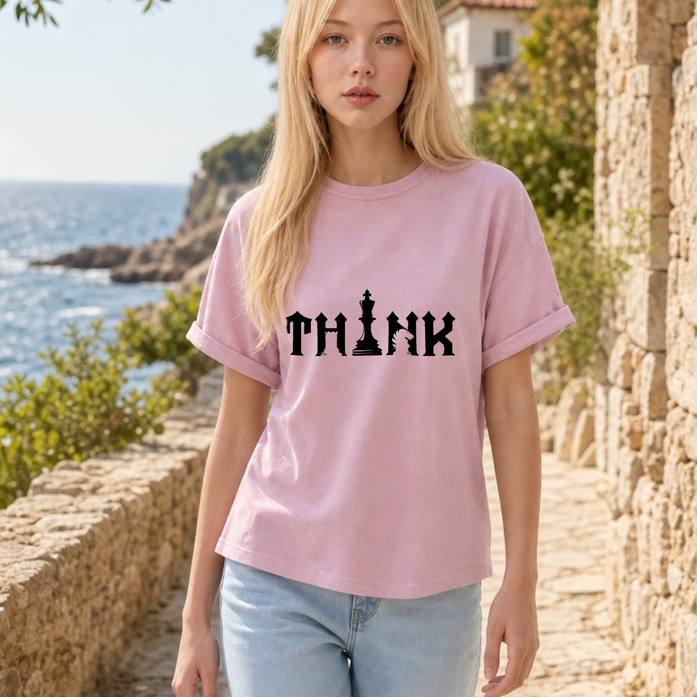 Camiseta gráfica de algodón pa - Board Game Font reseña y precio