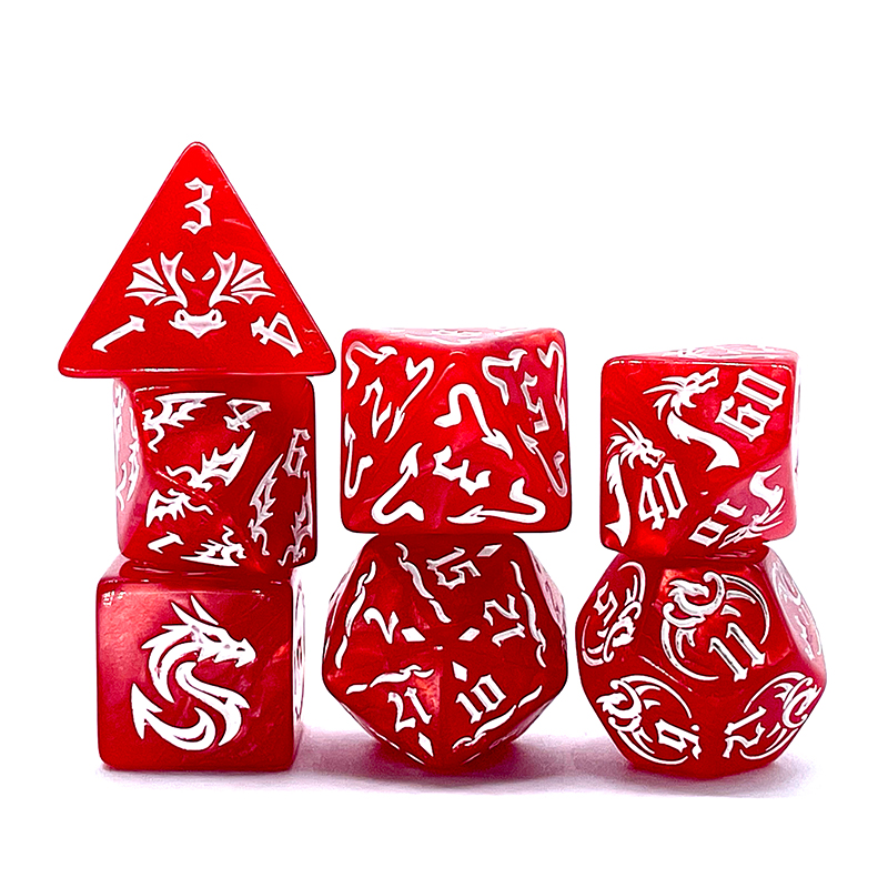 7 Uds. De nuevos colores rojos - Board Game Font reseña y precio