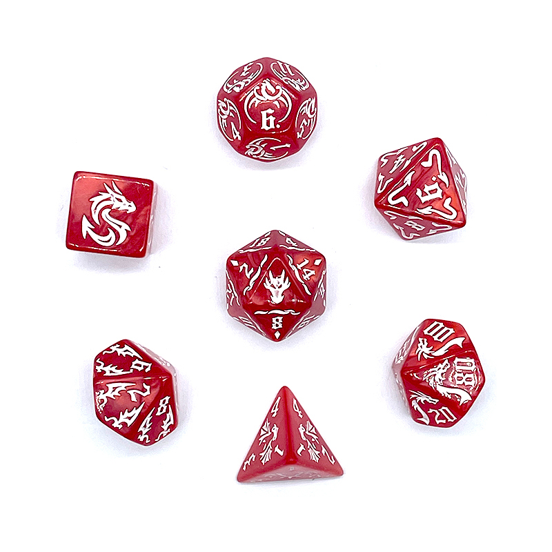 7 Uds. De nuevos colores rojos - Board Game Font reseña y precio