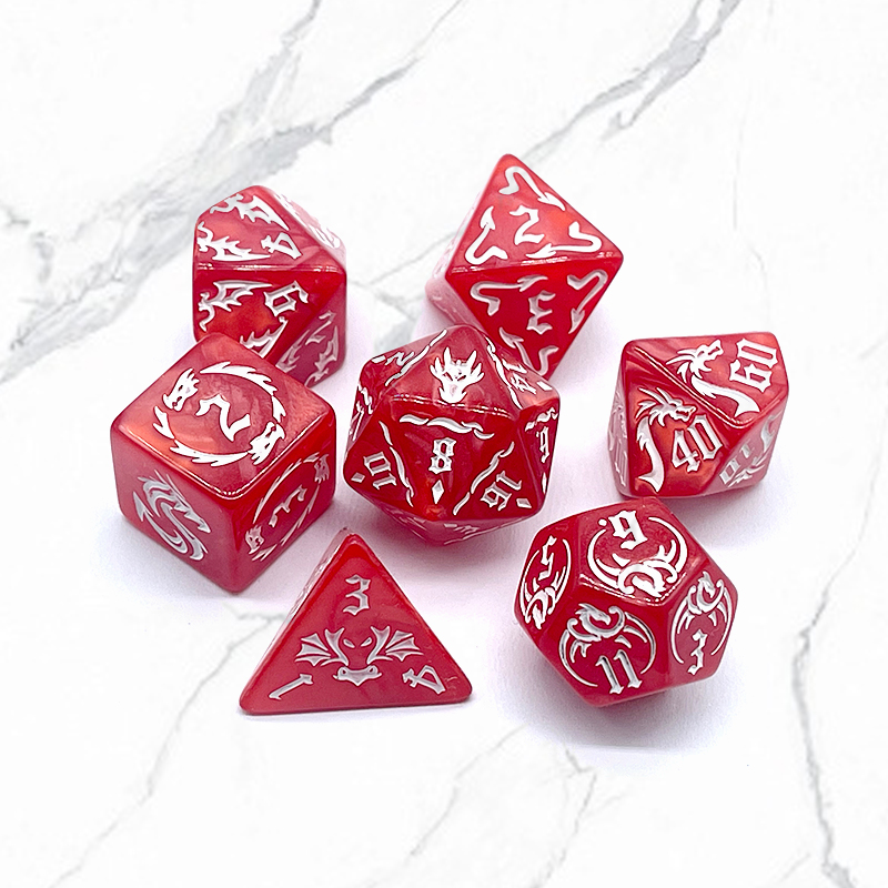 7 Uds. De nuevos colores rojos - Board Game Font reseña y precio