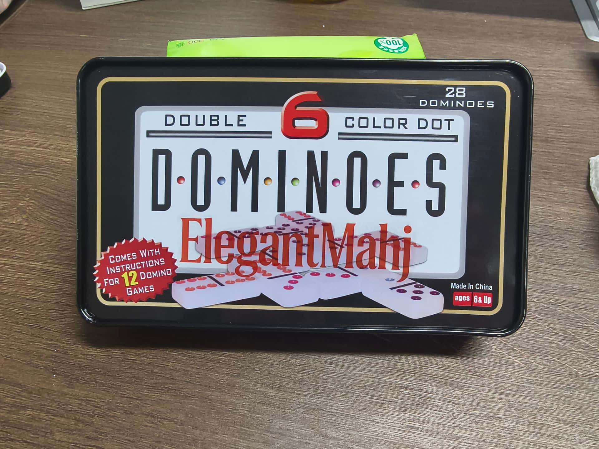 Elegante Juego de Dominó Doble - Board Game Family reseña y precio